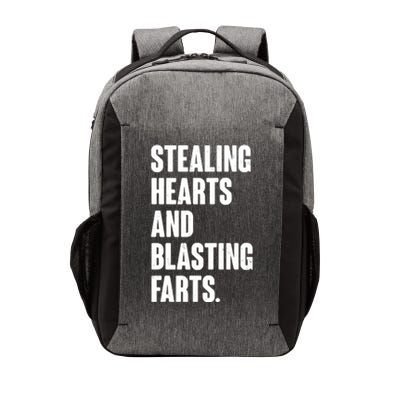 Stealing Hearts And Blasting Farts Vector Backpack