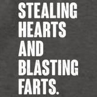 Stealing Hearts And Blasting Farts Vector Backpack