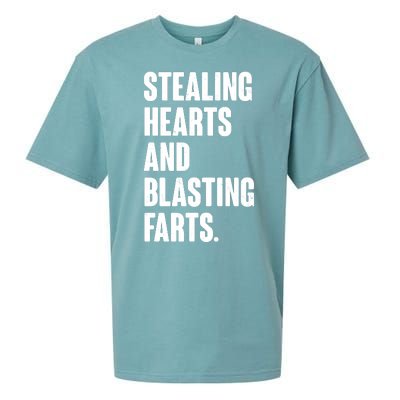 Stealing Hearts And Blasting Farts Sueded Cloud Jersey T-Shirt