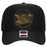 Steam Train Trucker Hat