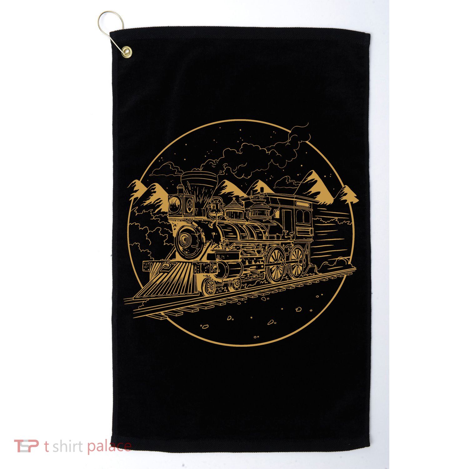 Steam Train Golf Towel