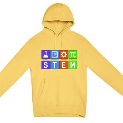 STEM - Science Technology Engineering Mathematics Premium Pullover Hoodie