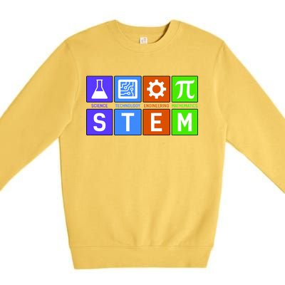 STEM - Science Technology Engineering Mathematics Premium Crewneck Sweatshirt