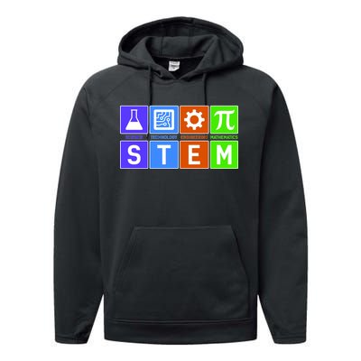 STEM - Science Technology Engineering Mathematics Performance Fleece Hoodie