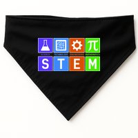 STEM - Science Technology Engineering Mathematics USA-Made Doggie Bandana