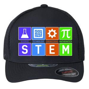 STEM - Science Technology Engineering Mathematics Flexfit Unipanel Trucker Cap