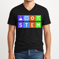 STEM - Science Technology Engineering Mathematics V-Neck T-Shirt