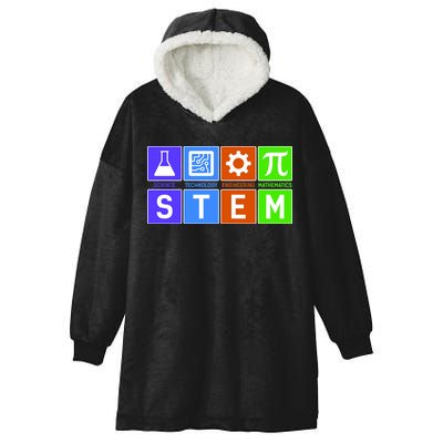 STEM - Science Technology Engineering Mathematics Hooded Wearable Blanket