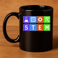 STEM - Science Technology Engineering Mathematics 11oz C Handle Ceramic Mug