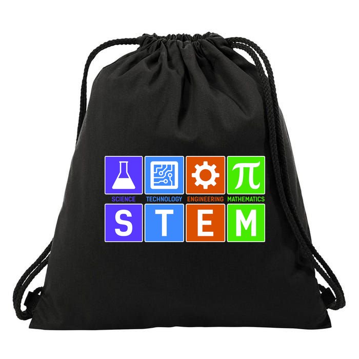 STEM - Science Technology Engineering Mathematics Drawstring Bag