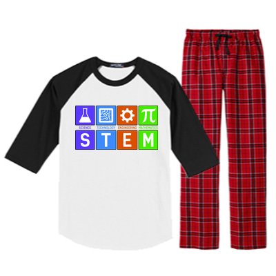 STEM - Science Technology Engineering Mathematics Raglan Sleeve Pajama Set