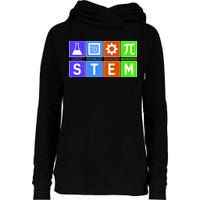 STEM - Science Technology Engineering Mathematics Womens Funnel Neck Pullover Hood