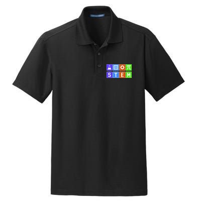 STEM - Science Technology Engineering Mathematics Dry Zone Grid Polo