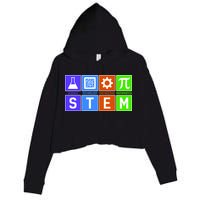 STEM - Science Technology Engineering Mathematics Crop Fleece Hoodie