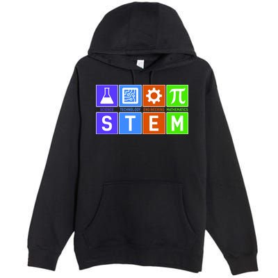 STEM - Science Technology Engineering Mathematics Premium Pullover Hoodie