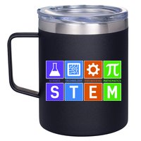 STEM - Science Technology Engineering Mathematics 12oz Stainless Steel Coffee Mug