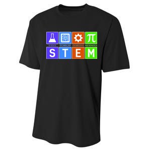 STEM - Science Technology Engineering Mathematics Performance Sprint T-Shirt