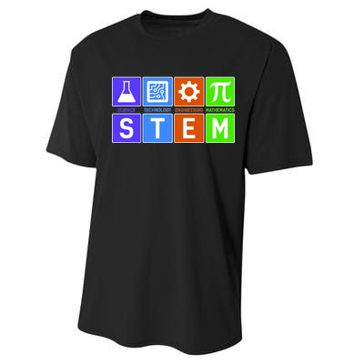 STEM - Science Technology Engineering Mathematics Performance Sprint T-Shirt