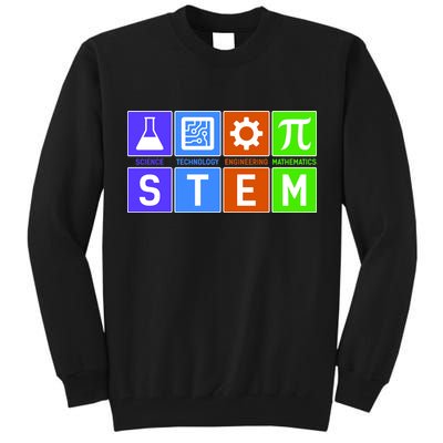 STEM - Science Technology Engineering Mathematics Tall Sweatshirt
