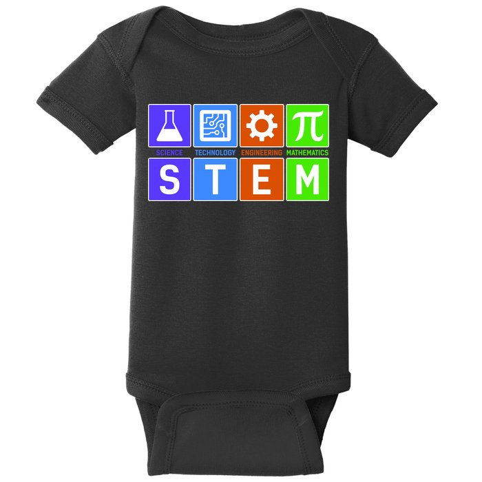 STEM - Science Technology Engineering Mathematics Baby Bodysuit