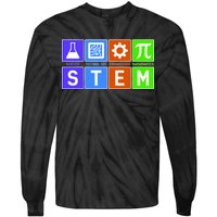 STEM - Science Technology Engineering Mathematics Tie-Dye Long Sleeve Shirt