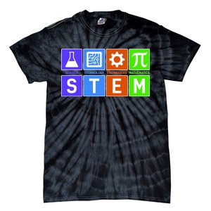 STEM - Science Technology Engineering Mathematics Tie-Dye T-Shirt