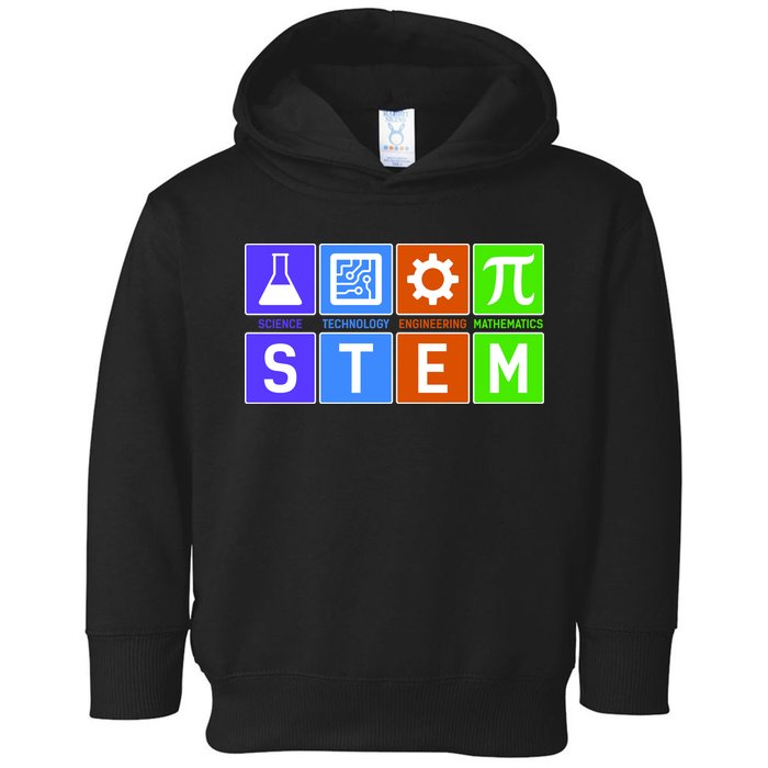 STEM - Science Technology Engineering Mathematics Toddler Hoodie