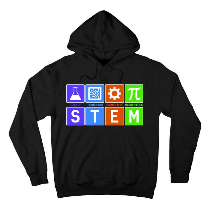 STEM - Science Technology Engineering Mathematics Tall Hoodie