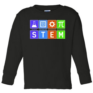 STEM - Science Technology Engineering Mathematics Toddler Long Sleeve Shirt