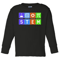 STEM - Science Technology Engineering Mathematics Toddler Long Sleeve Shirt