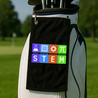 STEM - Science Technology Engineering Mathematics Golf Towel