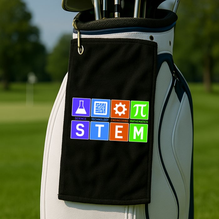 STEM - Science Technology Engineering Mathematics Golf Towel