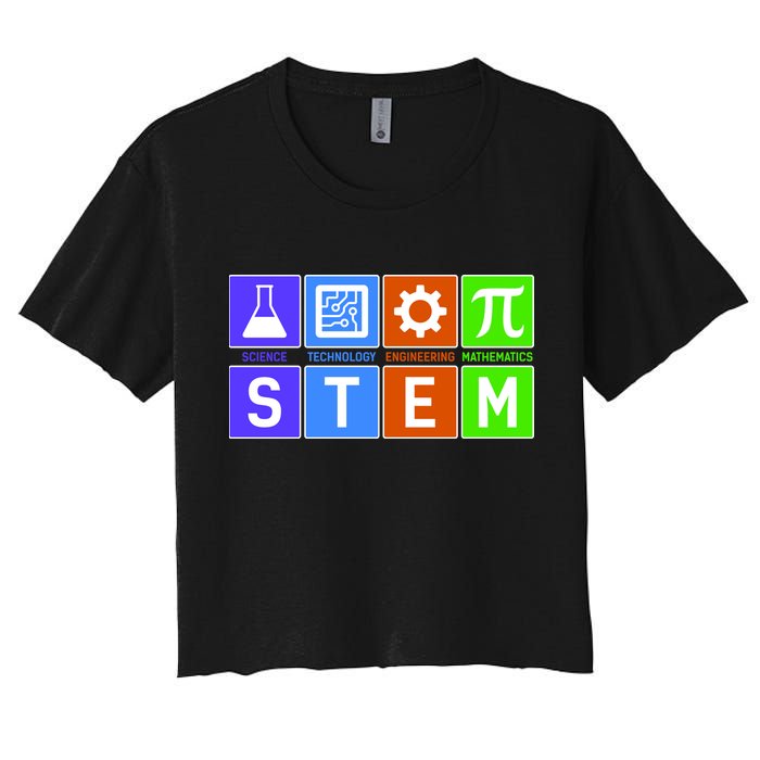 STEM - Science Technology Engineering Mathematics Crop Top