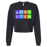 STEM - Science Technology Engineering Mathematics Cropped Pullover Crew