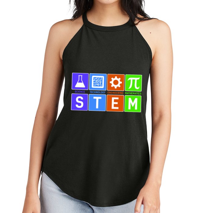 STEM - Science Technology Engineering Mathematics Women's Perfect Tri Rocker Tank