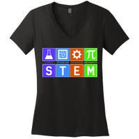 STEM - Science Technology Engineering Mathematics Women's V-Neck T-Shirt
