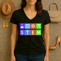 STEM - Science Technology Engineering Mathematics Women's V-Neck T-Shirt