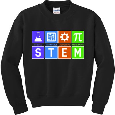 STEM - Science Technology Engineering Mathematics Kids Sweatshirt