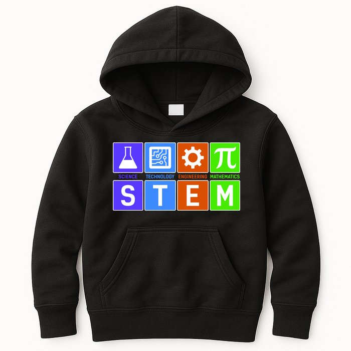STEM - Science Technology Engineering Mathematics Kids Hoodie