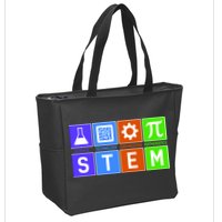 STEM - Science Technology Engineering Mathematics Zip Tote Bag