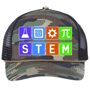 STEM - Science Technology Engineering Mathematics Retro Rope Trucker Hat Cap