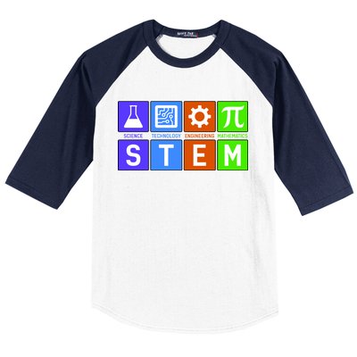 STEM - Science Technology Engineering Mathematics Baseball Sleeve Shirt