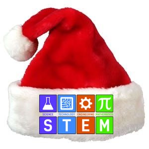 STEM - Science Technology Engineering Mathematics Premium Christmas Santa Hat