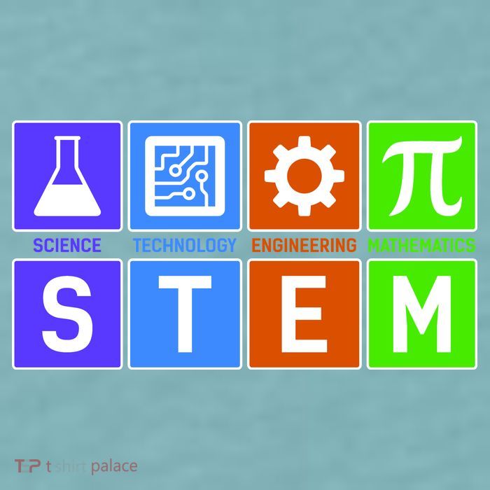 STEM - Science Technology Engineering Mathematics Sueded Cloud Jersey T-Shirt