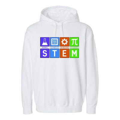 STEM - Science Technology Engineering Mathematics Garment-Dyed Fleece Hoodie