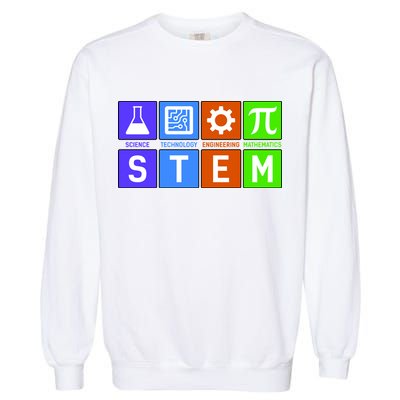 STEM - Science Technology Engineering Mathematics Garment-Dyed Sweatshirt