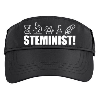 Steminist March For Science Logo Adult Drive Performance Visor
