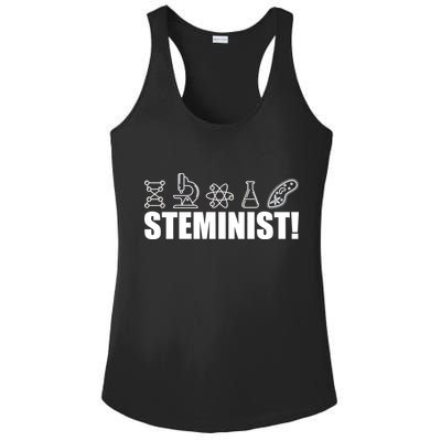 Steminist March For Science Logo Ladies PosiCharge Competitor Racerback Tank