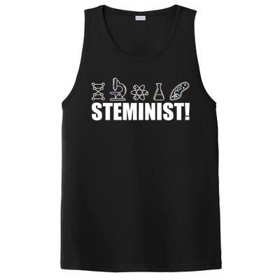 Steminist March For Science Logo PosiCharge Competitor Tank