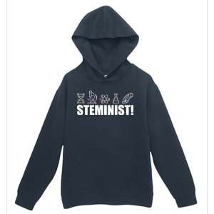 Steminist March For Science Logo Urban Pullover Hoodie